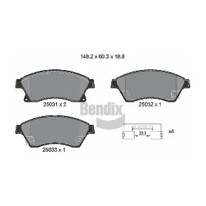 BPD1239 BENDIX Braking