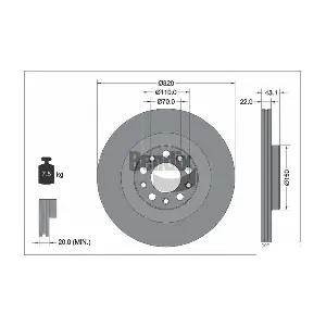 BDS2291 BENDIX Braking