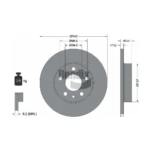 BDS2053 BENDIX Braking