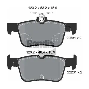 BPD1373 BENDIX Braking