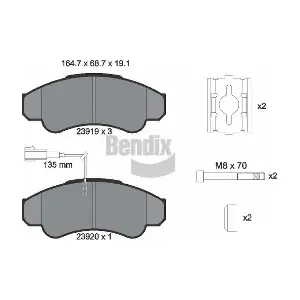 BPD1282 BENDIX Braking