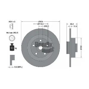 BDS1285 BENDIX Braking
