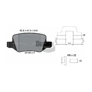 BPD1219 BENDIX Braking