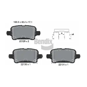 BPD1212 BENDIX Braking