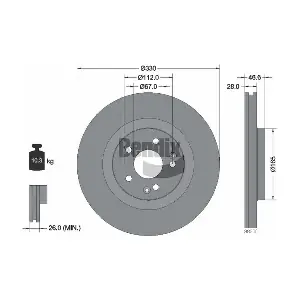 BDS1954HC BENDIX Braking