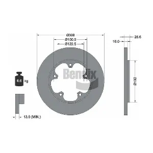 BDS1731 BENDIX Braking