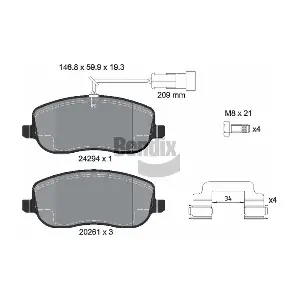 BPD2121 BENDIX Braking