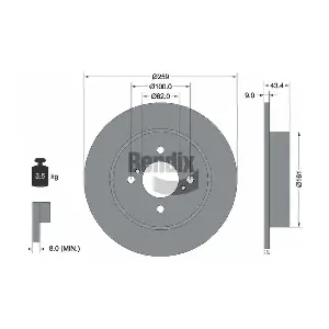 BDS2124 BENDIX Braking