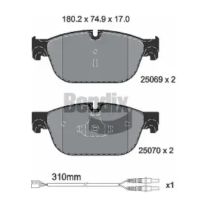 BPD1484 BENDIX Braking