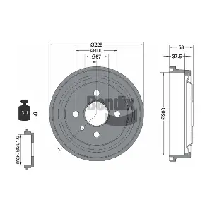 BDM1007 BENDIX Braking