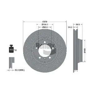 BDS2120RHC BENDIX Braking