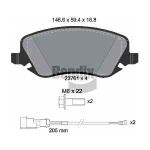 BPD2040 BENDIX Braking