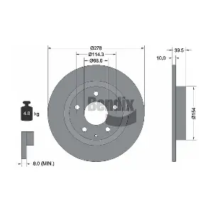 BDS1725 BENDIX Braking