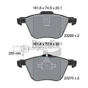 BPD1569 BENDIX Braking