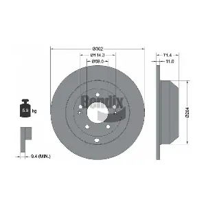 BDS1472 BENDIX Braking