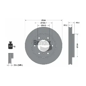 BDS1273HC BENDIX Braking