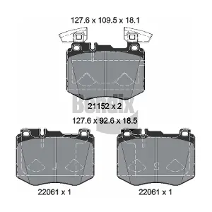 BPD2498 BENDIX Braking