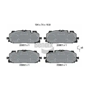 BPD1427 BENDIX Braking