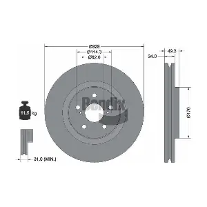 BDS2349HC BENDIX Braking