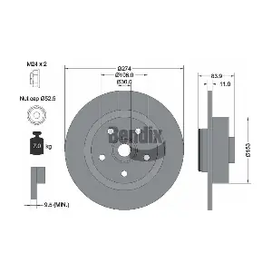 BDS1211 BENDIX Braking