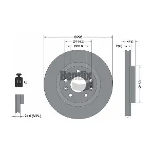 BDS1217 BENDIX Braking
