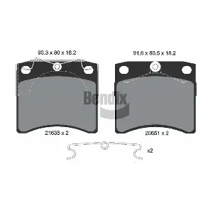 BPD1822 BENDIX Braking