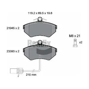 BPD1529 BENDIX Braking