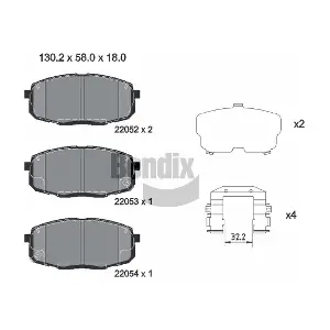 BPD2437 BENDIX Braking