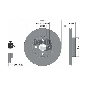 BDS2087 BENDIX Braking