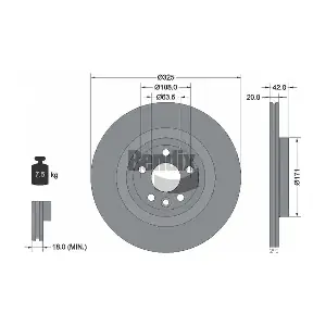 BDS1611HC BENDIX Braking