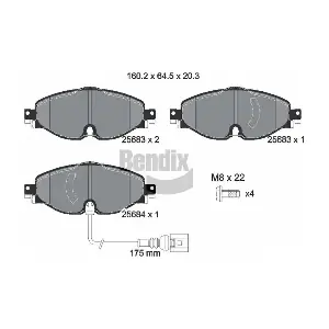 BPD1016 BENDIX Braking