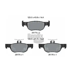BPD2363 BENDIX Braking