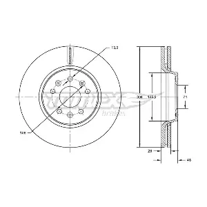 TX 72-63 TOMEX Brakes