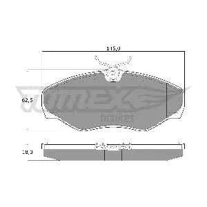 TX 13-08 TOMEX Brakes