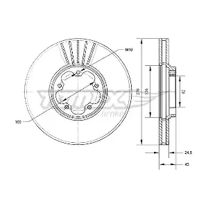 TX 70-75 TOMEX Brakes