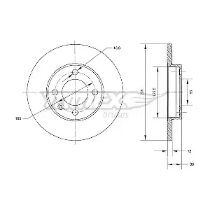 TX 70-38 TOMEX Brakes