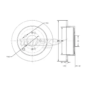 TX 71-49 TOMEX Brakes