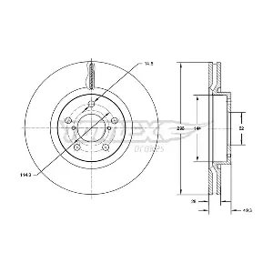 TX 72-94 TOMEX Brakes