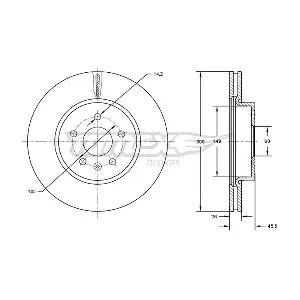 TX 73-17 TOMEX Brakes