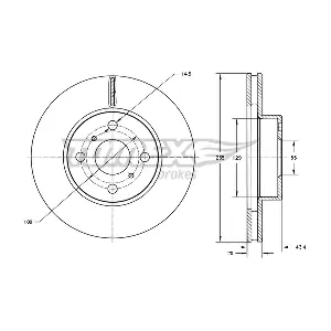 TX 73-26 TOMEX Brakes