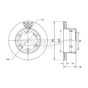 TX 70-25 TOMEX Brakes