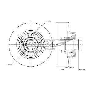 TX 73-551 TOMEX Brakes