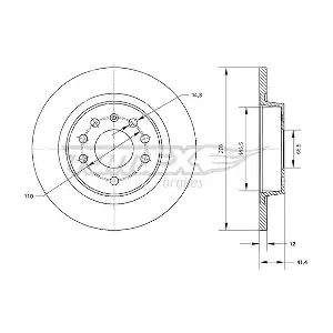 TX 70-81 TOMEX Brakes
