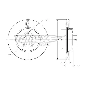TX 73-91 TOMEX Brakes