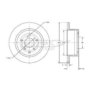 TX 72-89 TOMEX Brakes