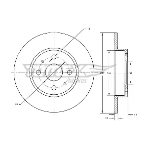 TX 71-22 TOMEX Brakes