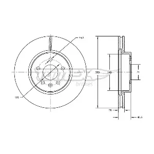 TX 72-53 TOMEX Brakes