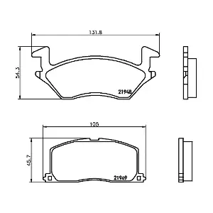 8DB 355 016-781 HELLA PAGID