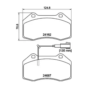 8DB 355 014-061 HELLA PAGID