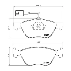 8DB 355 007-931 HELLA PAGID